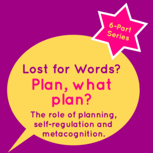 Lost for Words? Plan, what plan?